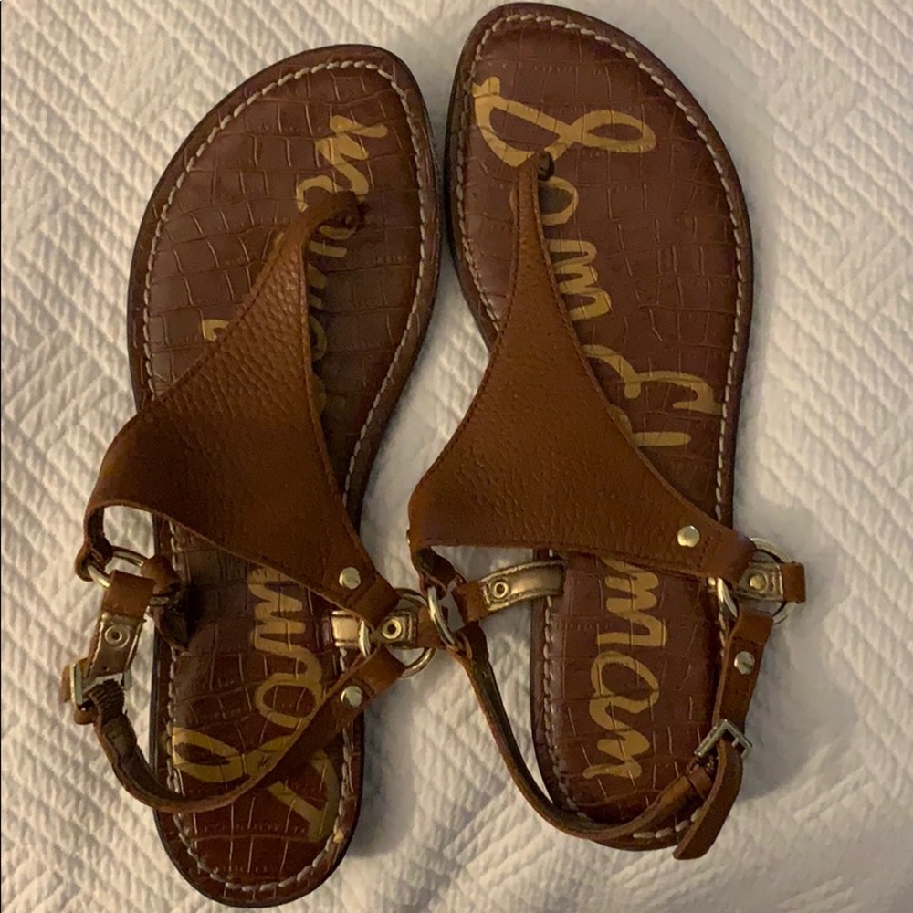 Same Edelman brown sandals